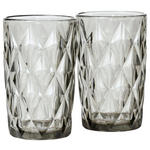 TRINKGLAS 360 ml  - Grau, Basics, Glas (8/12,7cm) - Novel