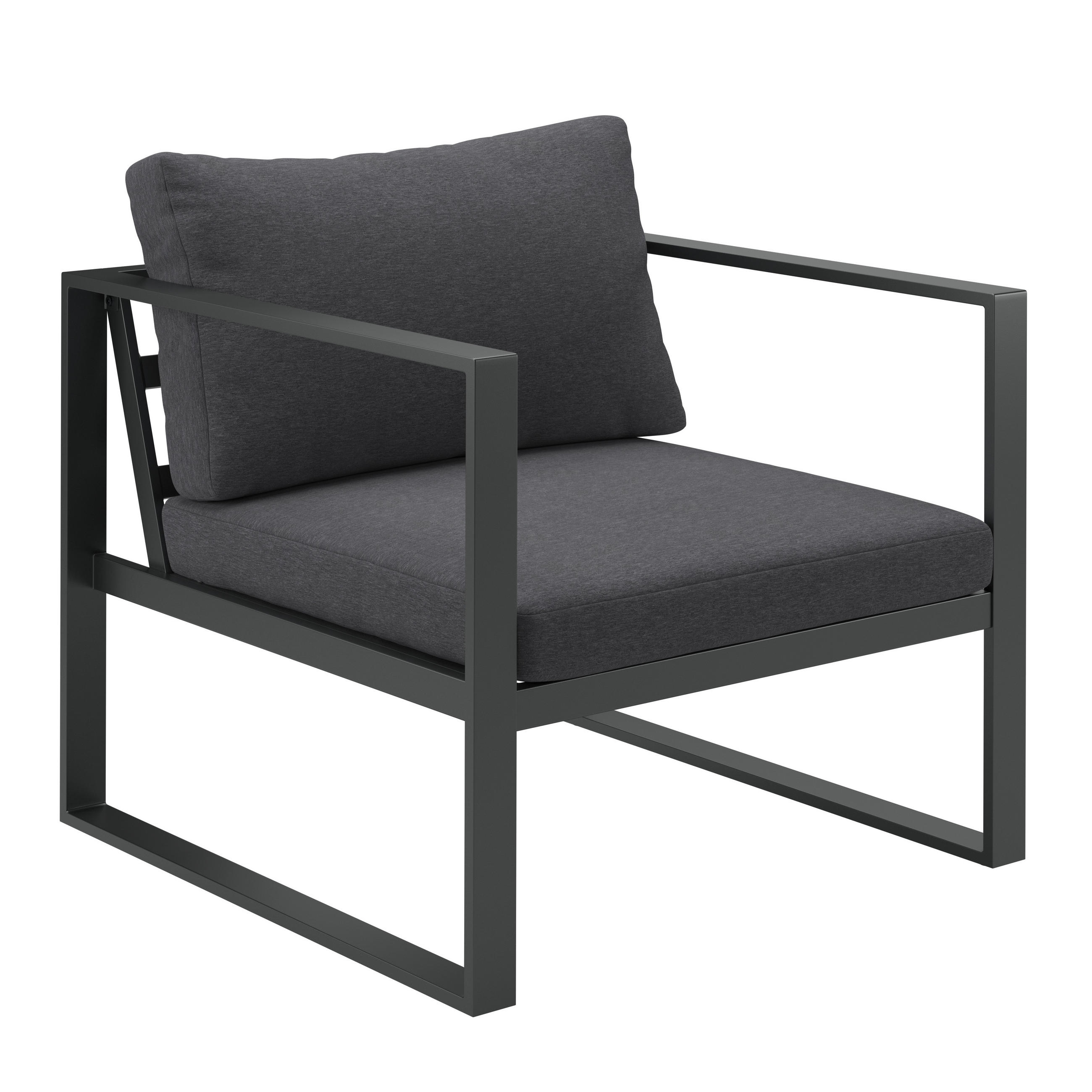 Ambia Garden Loungesessel Anthrazit 73x63x76 cm