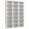 REGAL  105/136/19 cm Weiss  - Weiss, Design, Holzwerkstoff (105/136/19cm) - MID.YOU