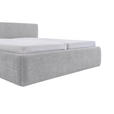 POLSTERBETT Bettkasten, Lattenroste Hellgrau 160/200 cm  - Birkefarben/Buchefarben, Design, Holz/Textil (160/200cm) - Xora