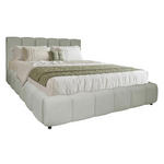 POLSTERBETT Lattenrost, Bettkasten Hellgrau 180/200 cm  - Hellgrau/Schwarz, KONVENTIONELL, Holz/Kunststoff (180/200cm) - Carryhome