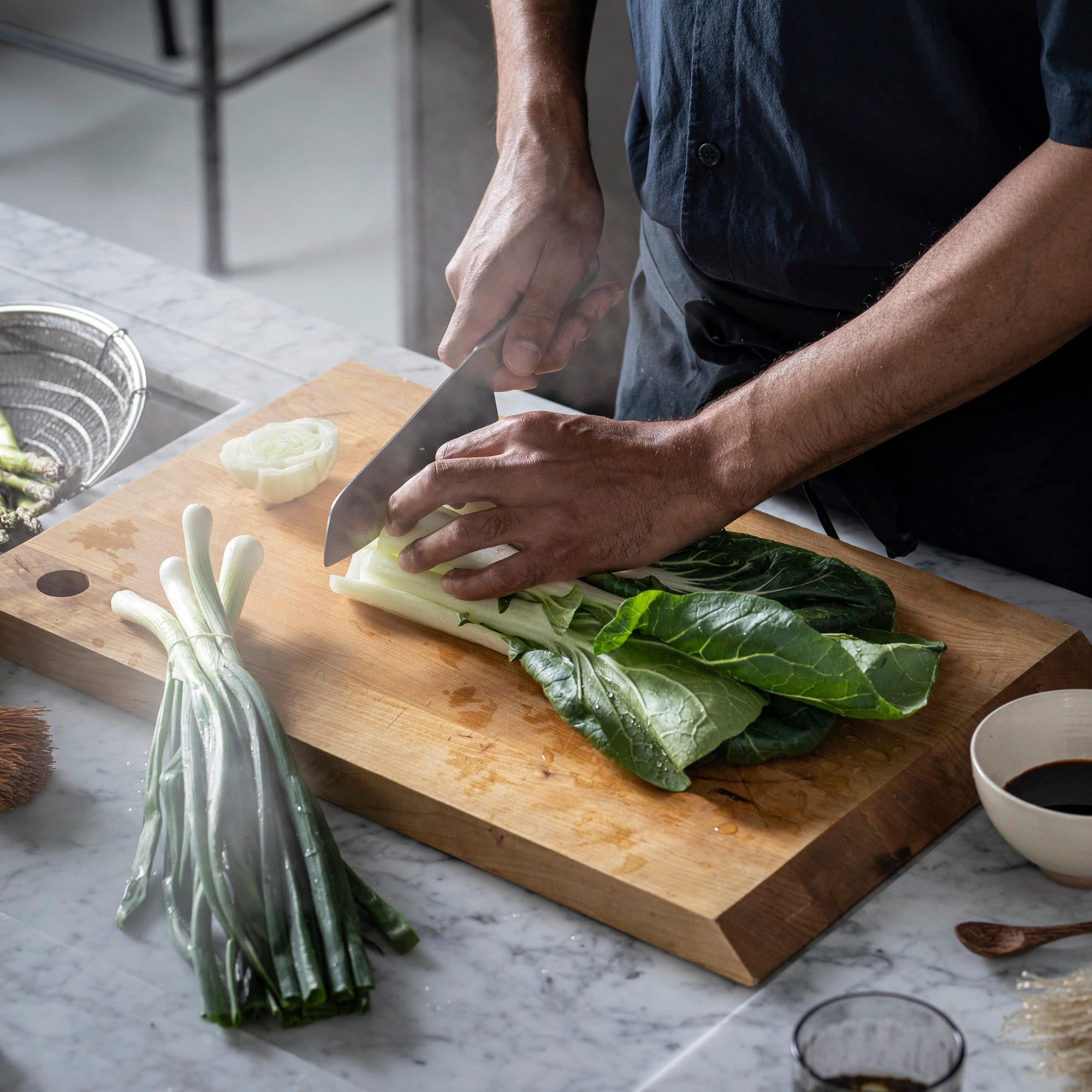 NOŽ SANTOKU FISKARS ALL 39 cm nerjaveče jeklo - Basics, kovina (39cm) - Fiskars