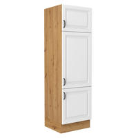 OMARA ZA VGRADNJO NAPRAV - črna/bela, Konvencionalno, kovina/leseni material (60/205/57cm) - Xora