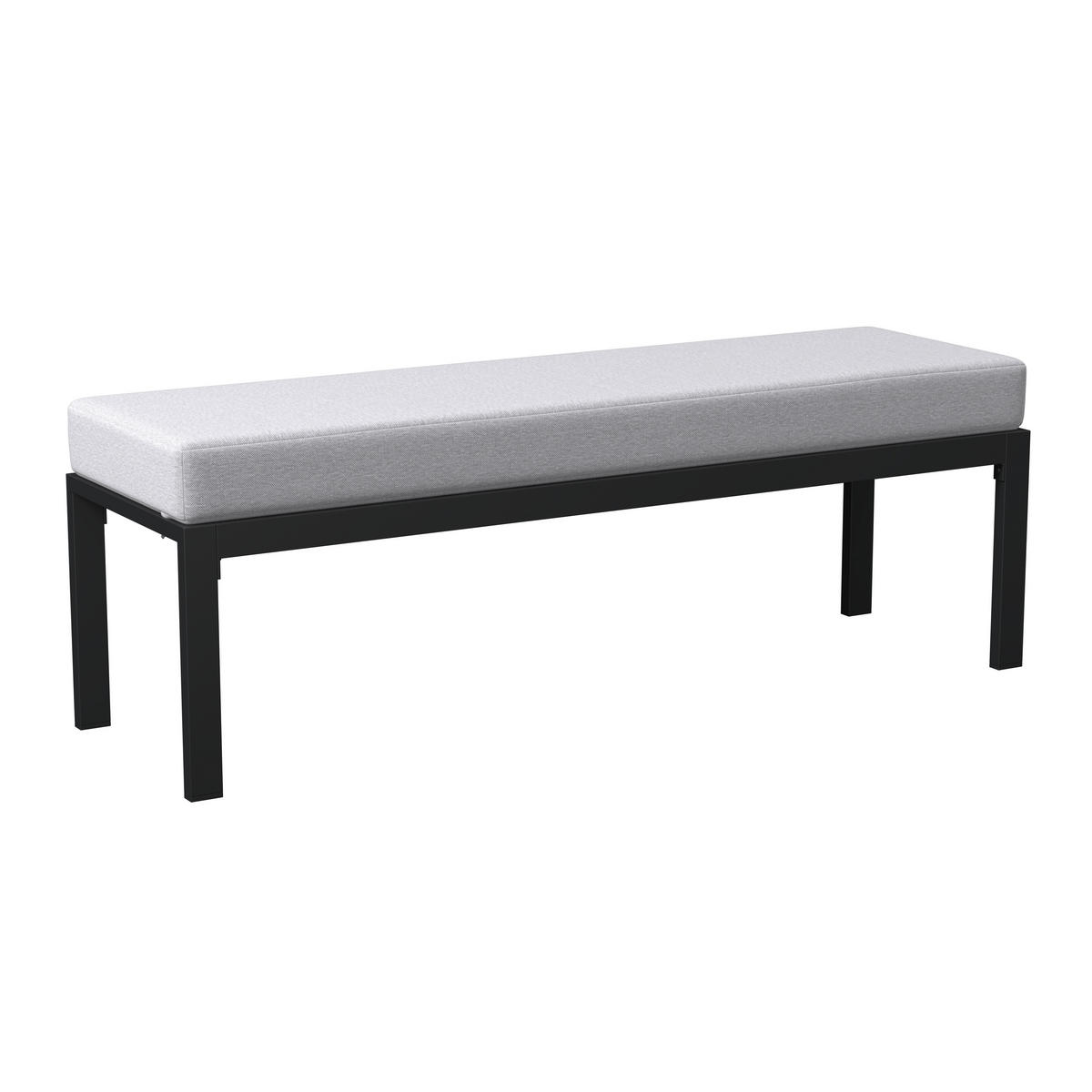 LOUNGE ÉTKEZŐGARNITÚRA  185/240 cm   - szürkésfehér/antracit, Modern, műanyag/textil (185/240cm) - Ambia Garden