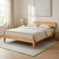 BETT 180/220 cm  Buchefarben   - Buchefarben, Modern, Holz (180/220cm) - MID.YOU