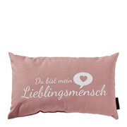 ZIERKISSEN 30/50 cm - Altrosa, Design, Textil (30/50cm)