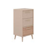 KOMMODE Eefje  in 48,4/93,2/41,1 cm  - Eichefarben/Beige, Basics, Holzwerkstoff (48,4/93,2/41,1cm) - Paidi