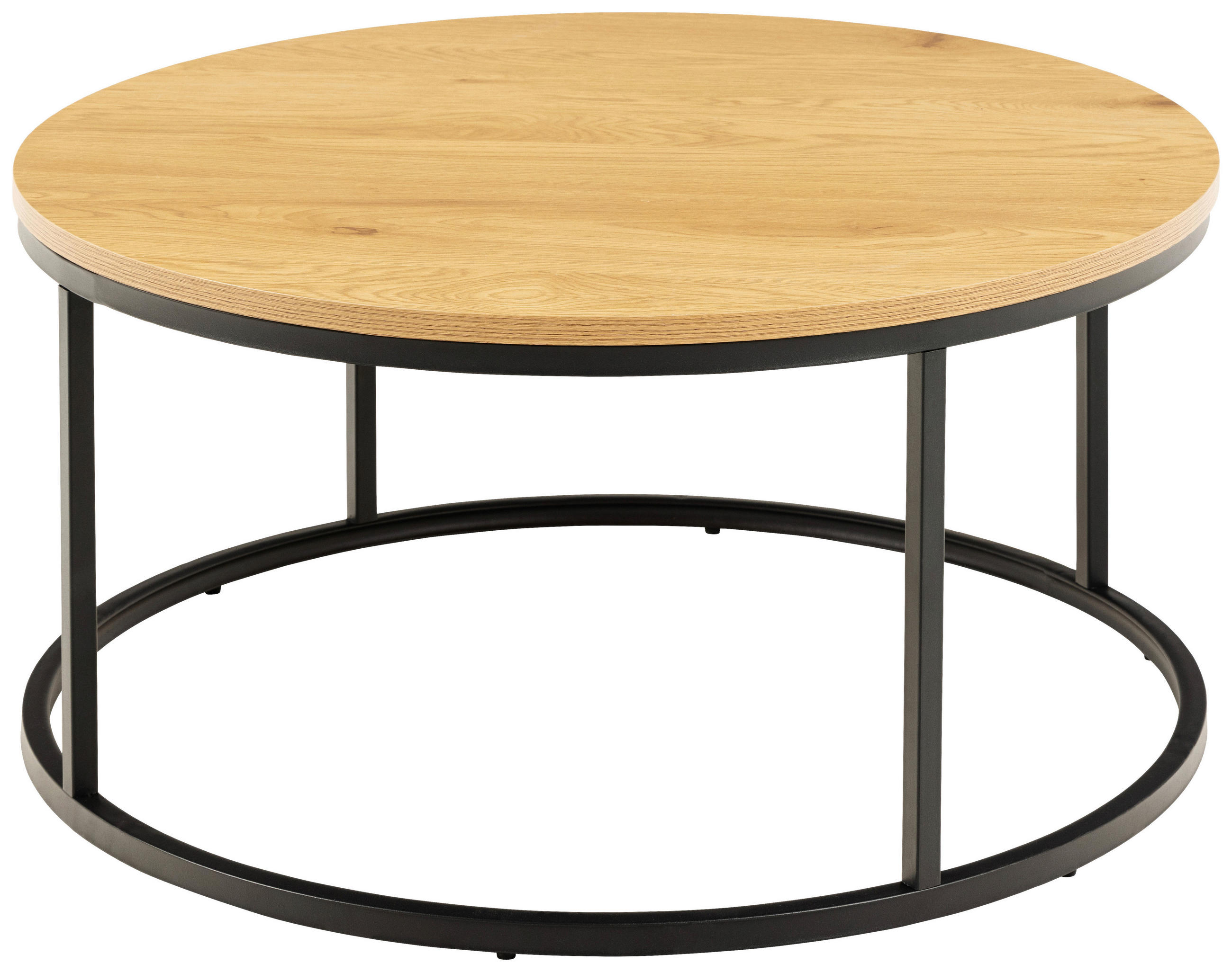 Măsuță De Cafea din metal, material pe bază de lemn, 80/80/40 cm