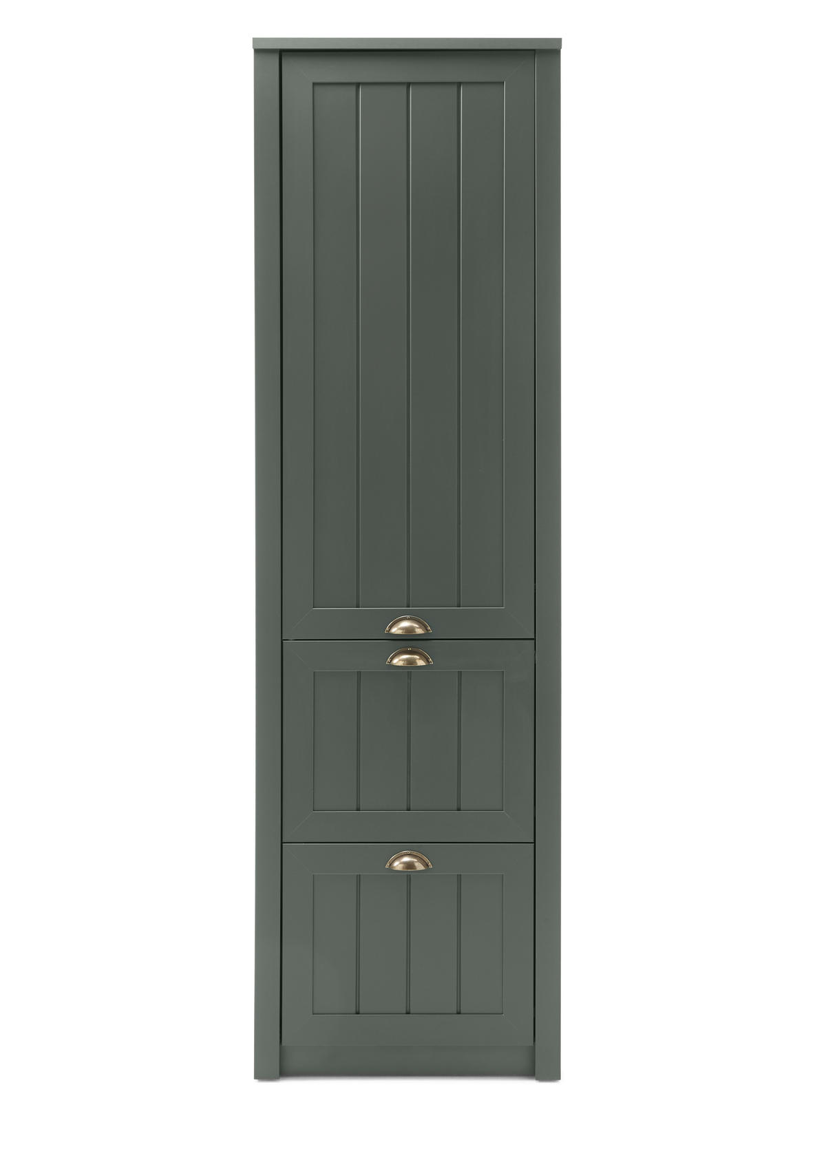 GARDEROBE 5-teilig  in 283/204/43 cm  - Dunkelgrün, Design, Holzwerkstoff (283/204/43cm) - Modante
