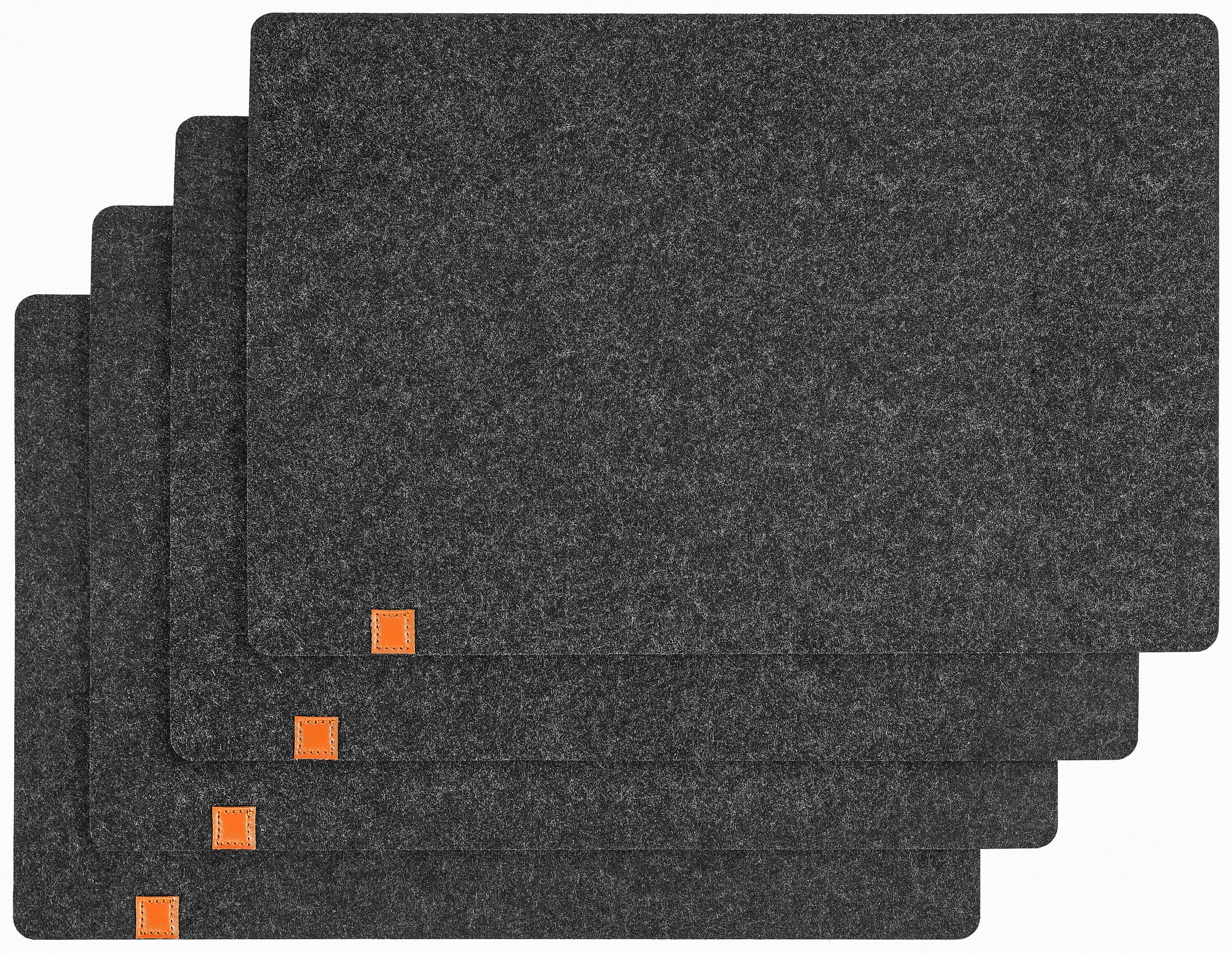 PROSTÍRÁNÍ, 45/30 cm - antracitová, Basics, textil (45/30cm) - Justinus