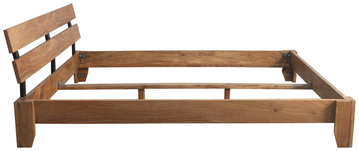 BETT 180/200 cm  in Akaziefarben  - Akaziefarben, MODERN, Holz (180/200cm) - MID.YOU