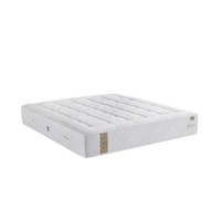 BOXSPRINGMATRATZE ALLURE SICILIA H4, 90/200 cm, Höhe ca.:  - Creme, Basics, Textil (90/200cm)