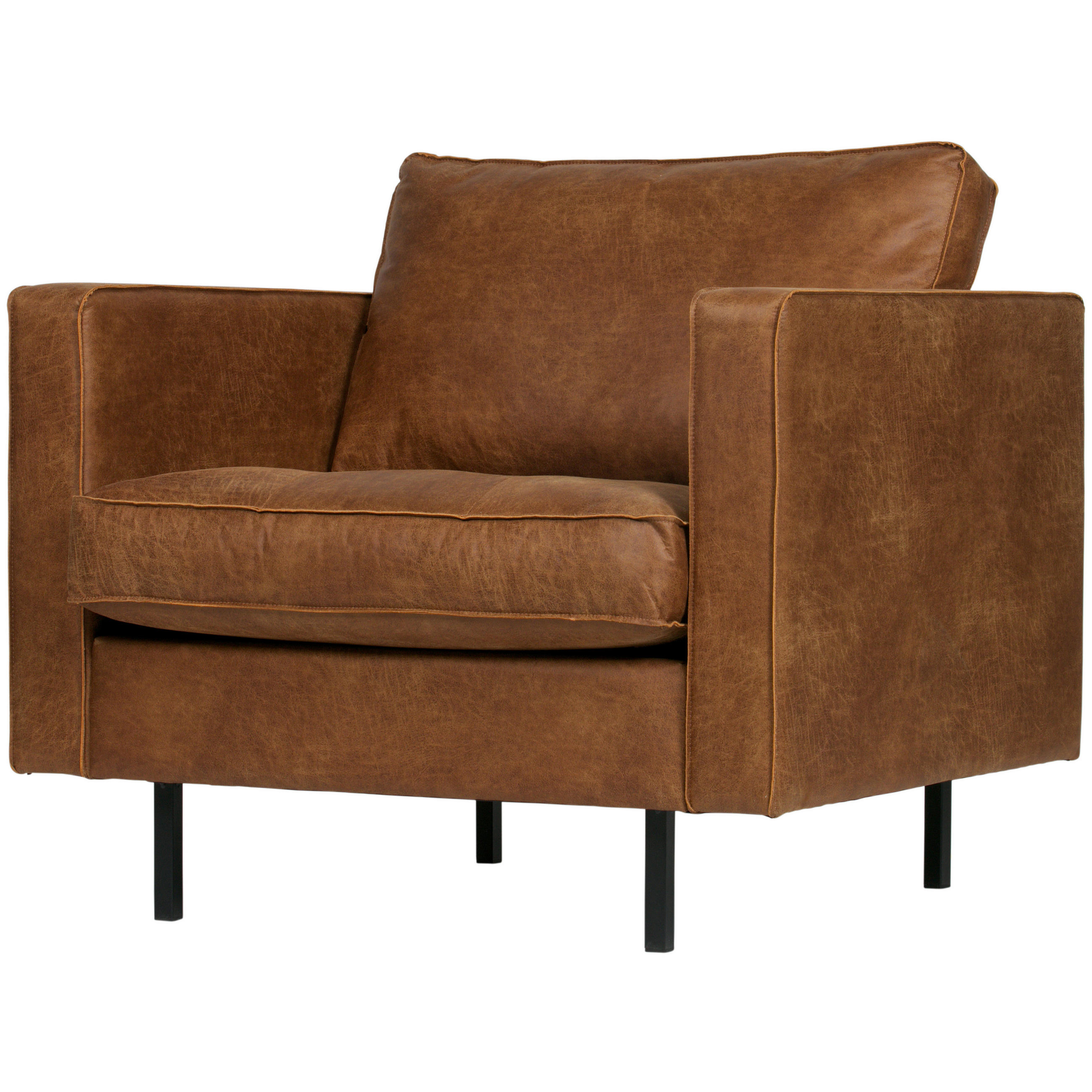 Livetastic Sessel Rodeo classic Cognac 98x83x88 cm