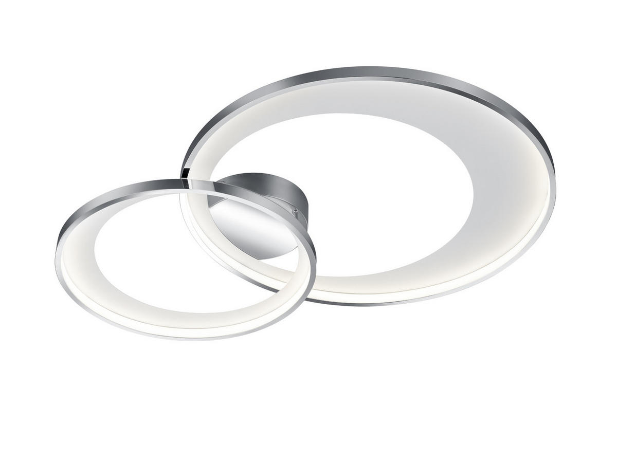 LED-DECKENLEUCHTE 59/8,5/43 cm   - Chromfarben, Design, Kunststoff/Metall (59/8,5/43cm)