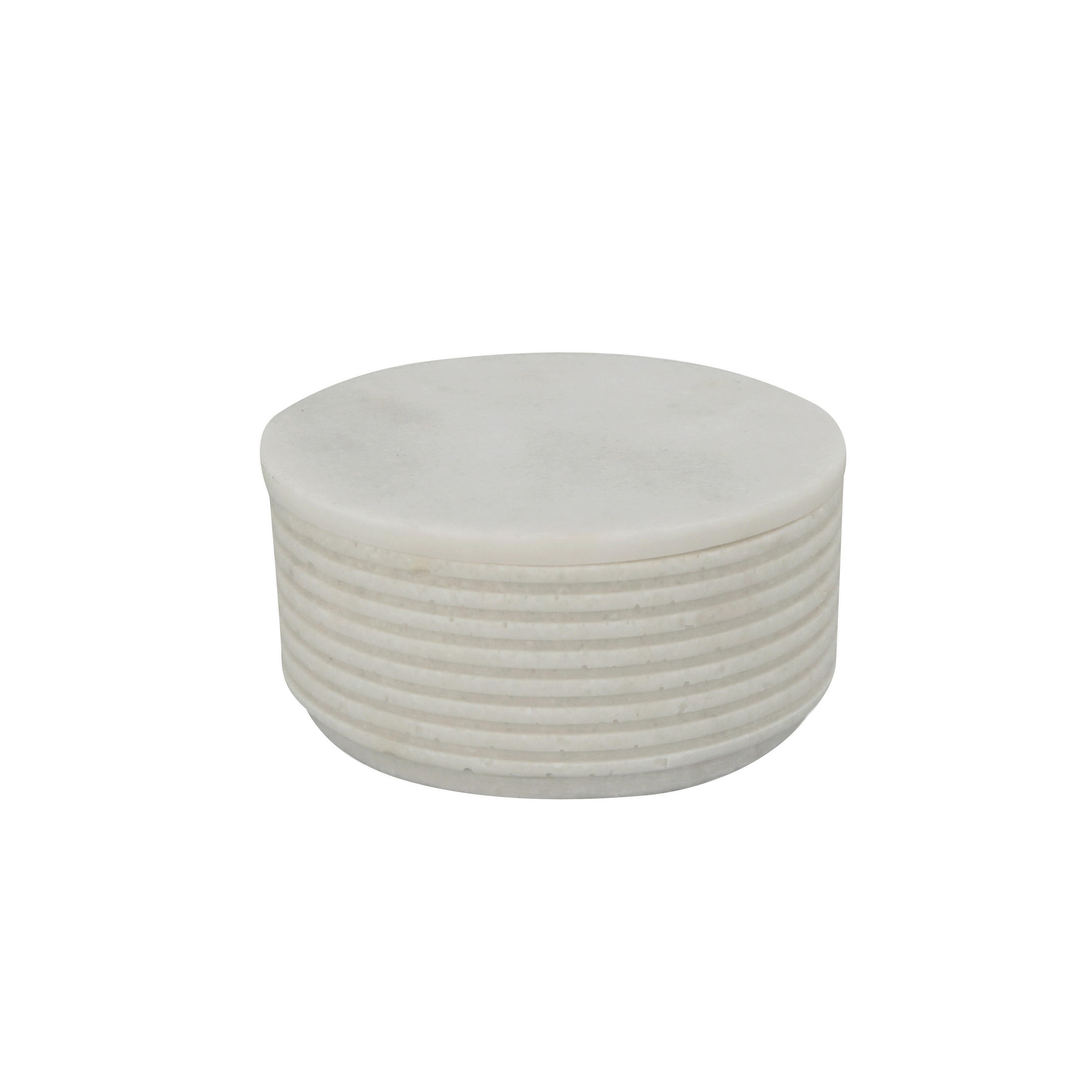 DEKOBOX  14/7 cm    - Weiß, Trend, Kunststoff (14/7cm) - Ambia Home