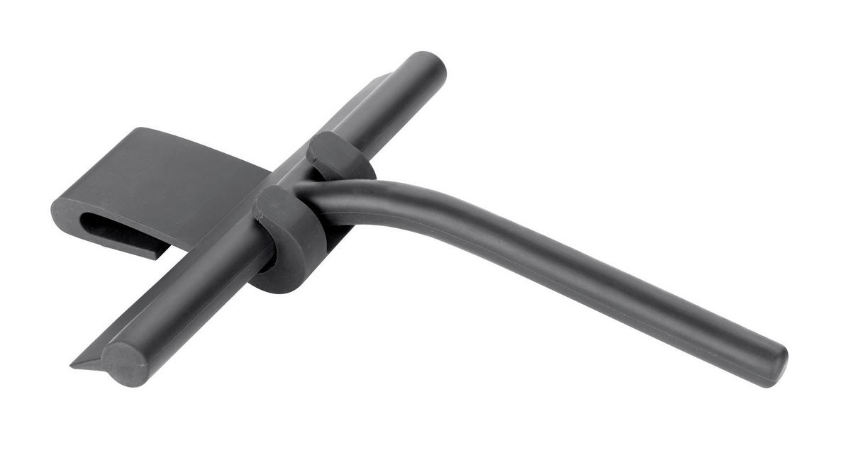 DUSCHABZIEHER - Schwarz, KONVENTIONELL, Kunststoff (21/25,5/4cm) - Schöner Wohnen