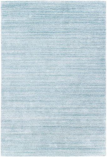 Wollteppich 90/160 cm  - Türkis/Pastellgrün, Basics, Textil (90/160cm) - Cazaris