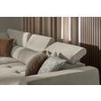 ECKSOFA in Feincord Beige  205/284 cm  - Beige/Schwarz, Design, Kunststoff/Textil (205/284cm) - Xora