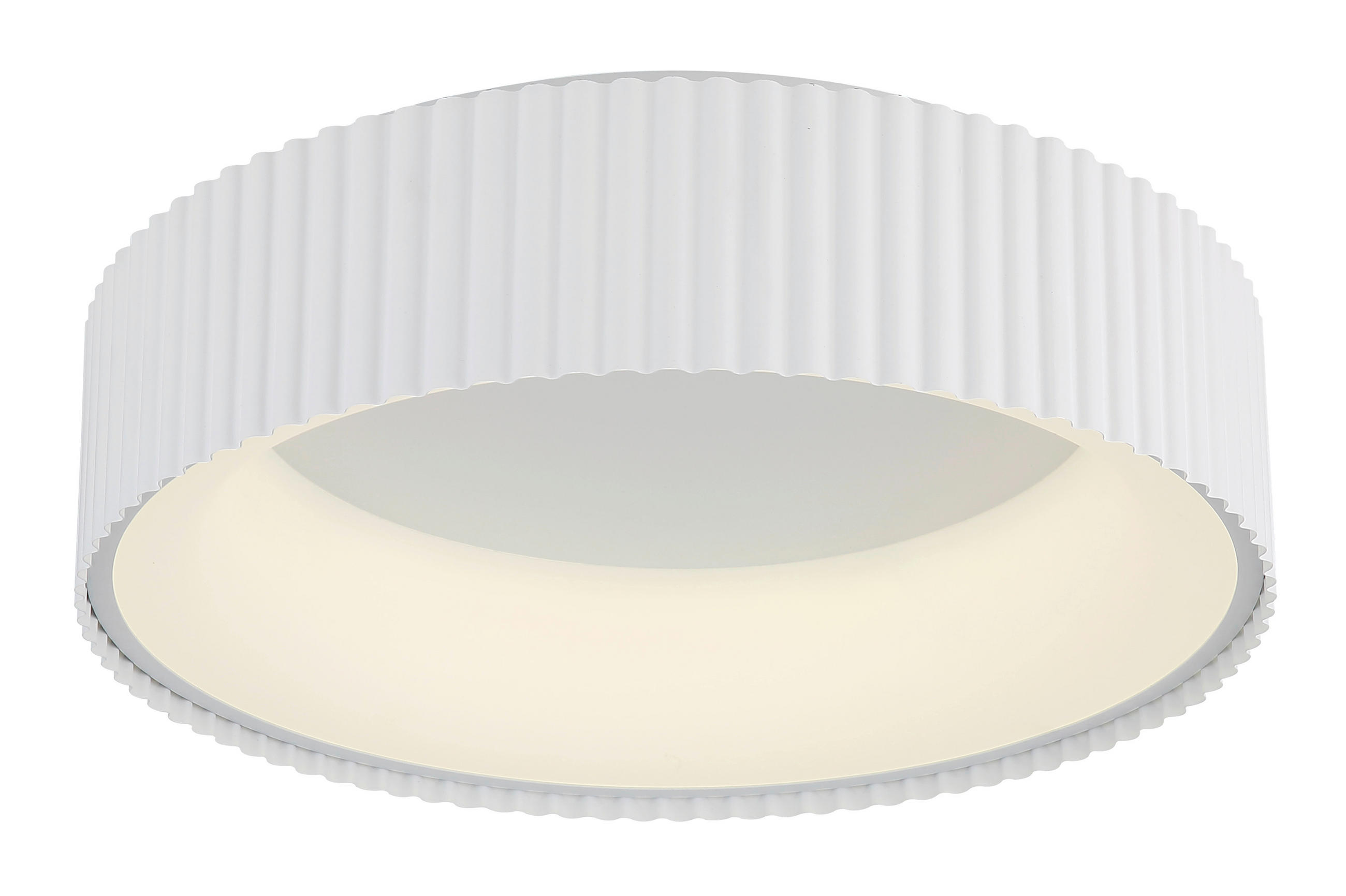 LED-DECKENLEUCHTE 46/13 cm   - Weiß, Basics, Kunststoff/Metall (46/13cm) - Globo