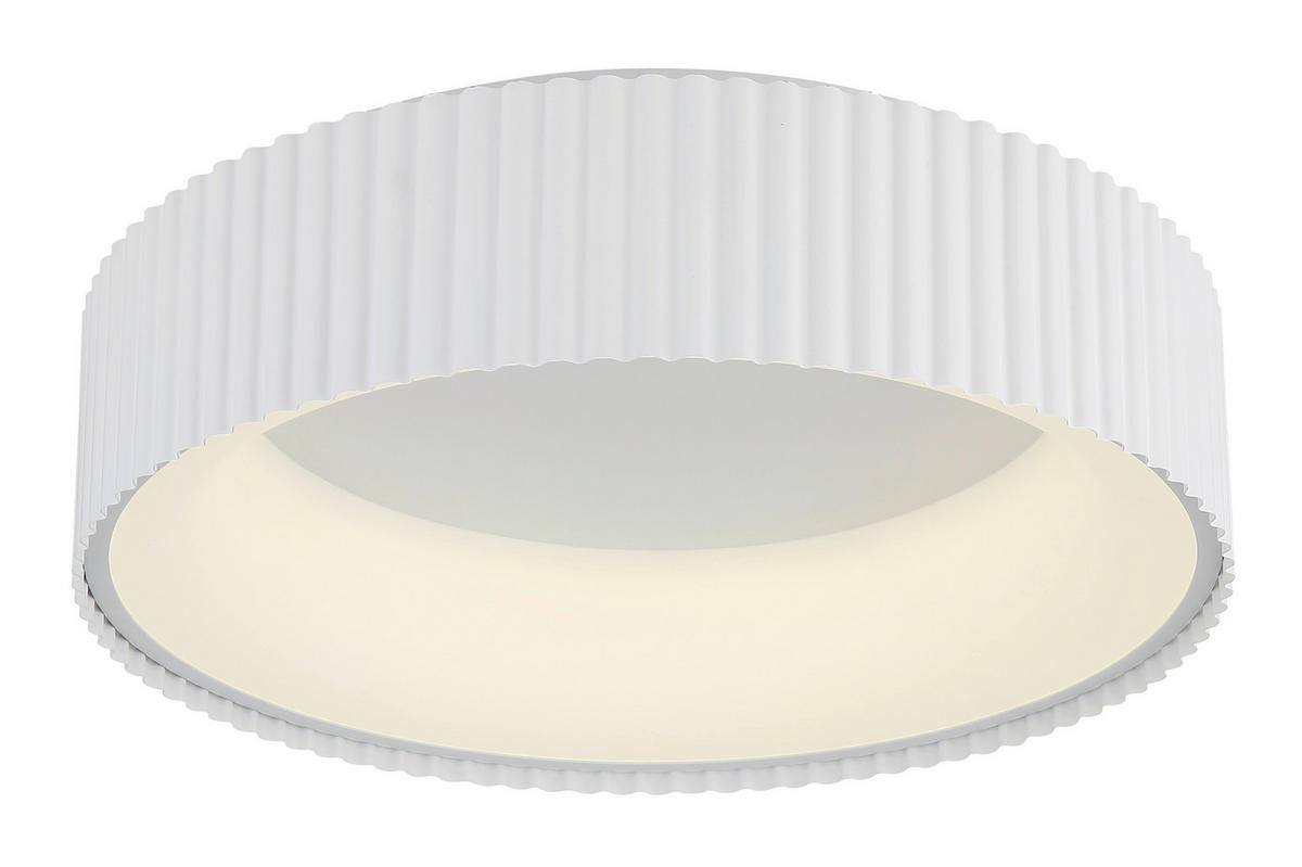 LED-DECKENLEUCHTE 46/13 cm   - Weiß, Basics, Kunststoff/Metall (46/13cm) - Globo