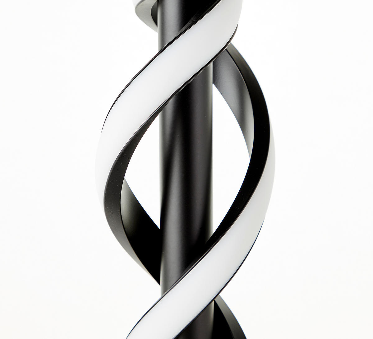 TISCHLEUCHTE - Schwarz, Design, Kunststoff/Metall (12/38,90cm) - Brilliant
