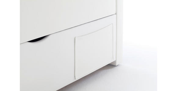 BOXSPRINGBETT 180/200 cm  in Weiß  - Silberfarben/Weiß, Design, Kunststoff/Textil (180/200cm) - Xora