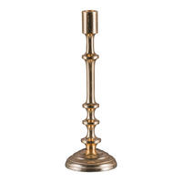 KERZENHALTER - Goldfarben, Basics, Kunststoff (12/33/12cm)