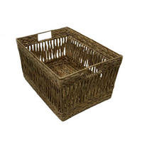 REGALKORB 40/30/20 cm   - Naturfarben, Basics, Naturmaterialien/Metall (40/30/20cm) - Landscape