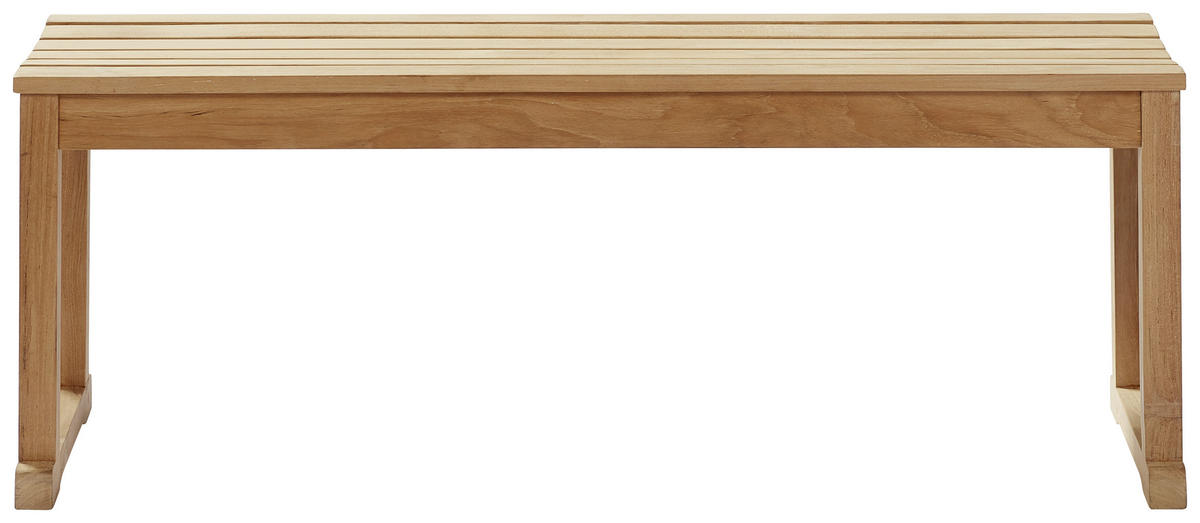SITZBANK 120/43/40 cm Teakfarben Teakholz vollmassiv  - Teakfarben, KONVENTIONELL, Holz (120/43/40cm) - MID.YOU
