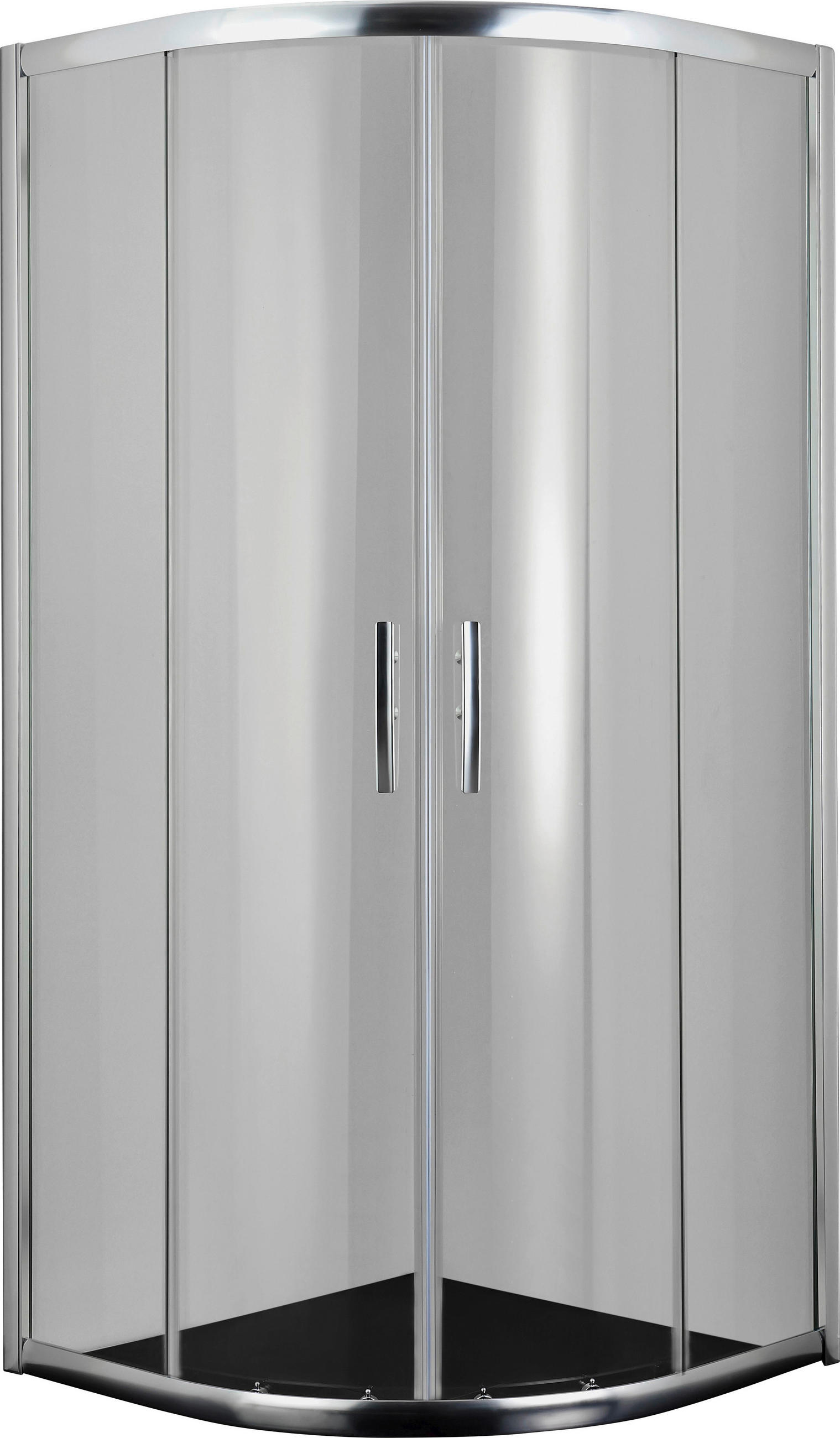 SPRCHOVÝ KOUT, barvy chromu, 90/200/90 cm