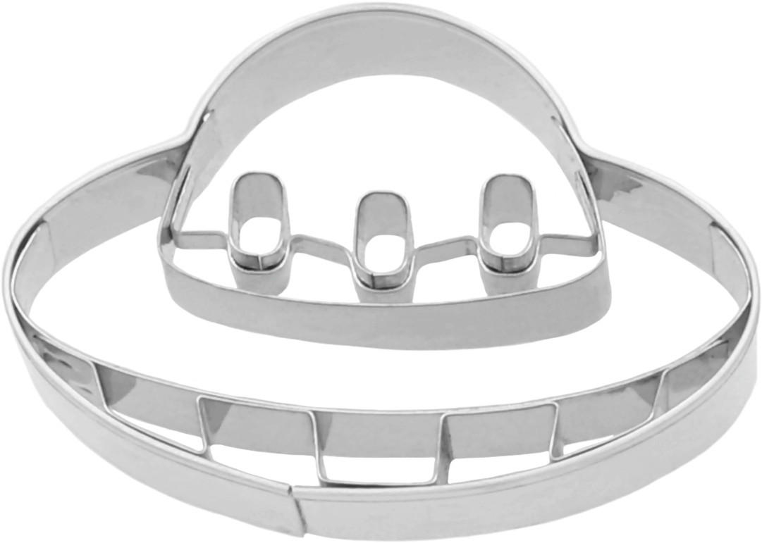 KEKSAUSSTECHFORM - Edelstahlfarben, Basics, Metall (5,5/3,5/2,2cm) - Birkmann