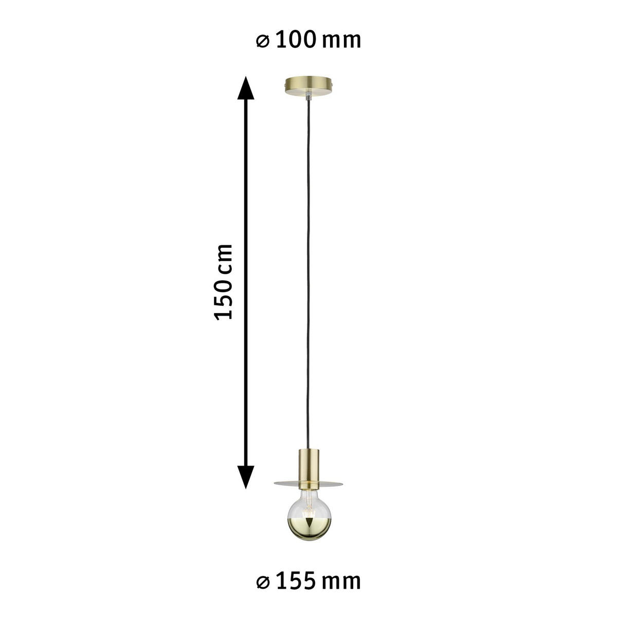 SCHNURPENDEL 15,5 cm  - Design (15,5cm) - Paulmann