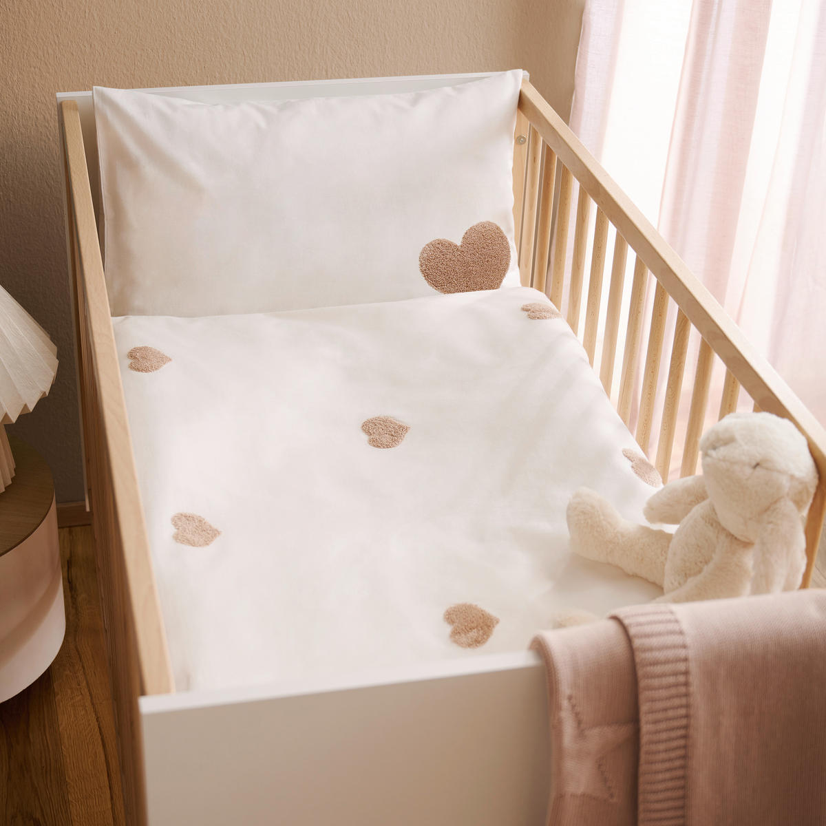 POVLEČENÍ PRO MIMINKO 100/135 cm  - starorůžová, Basics, textil (100/135cm) - Patinio