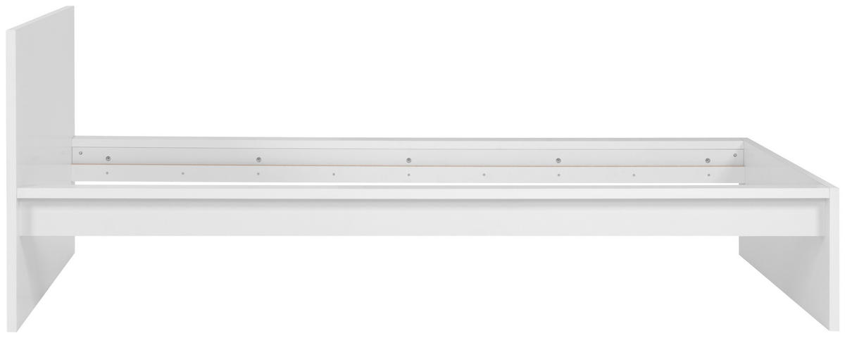 KREVET   90/200 cm   bijela  - bijela, Moderno, drvni materijal (90/200cm) - MID.YOU