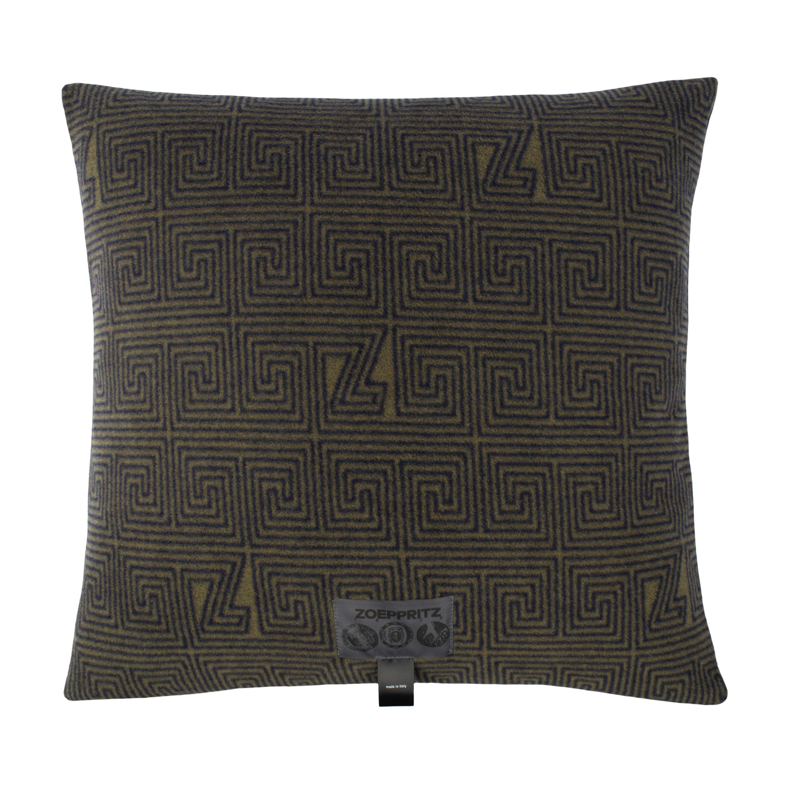 KISSENHÜLLE SOFT-FLEECE-LEGACY 50/50 cm  - Waldgrün/Grün, Basics, Textil (50/50cm) - Zoeppritz