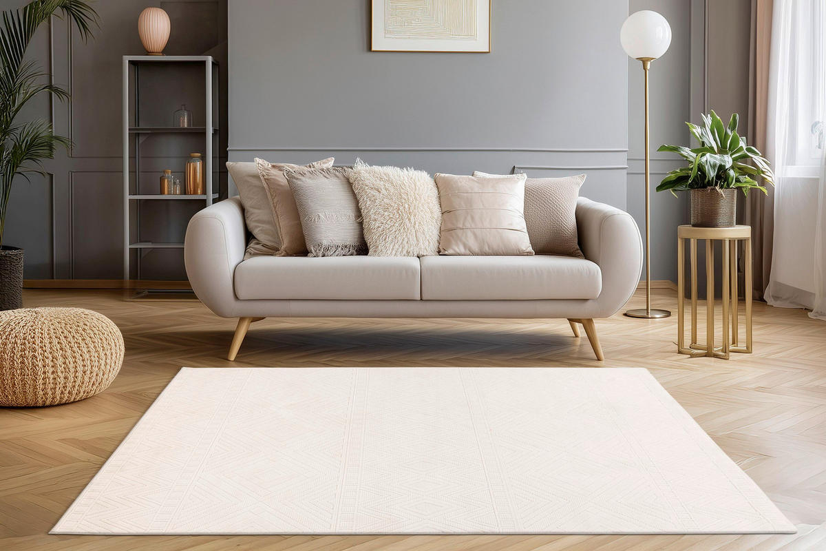 WEBTEPPICH 160/230 cm Batucci Elfenbein  - Elfenbein, Design, Textil (160/230cm) - Batucci