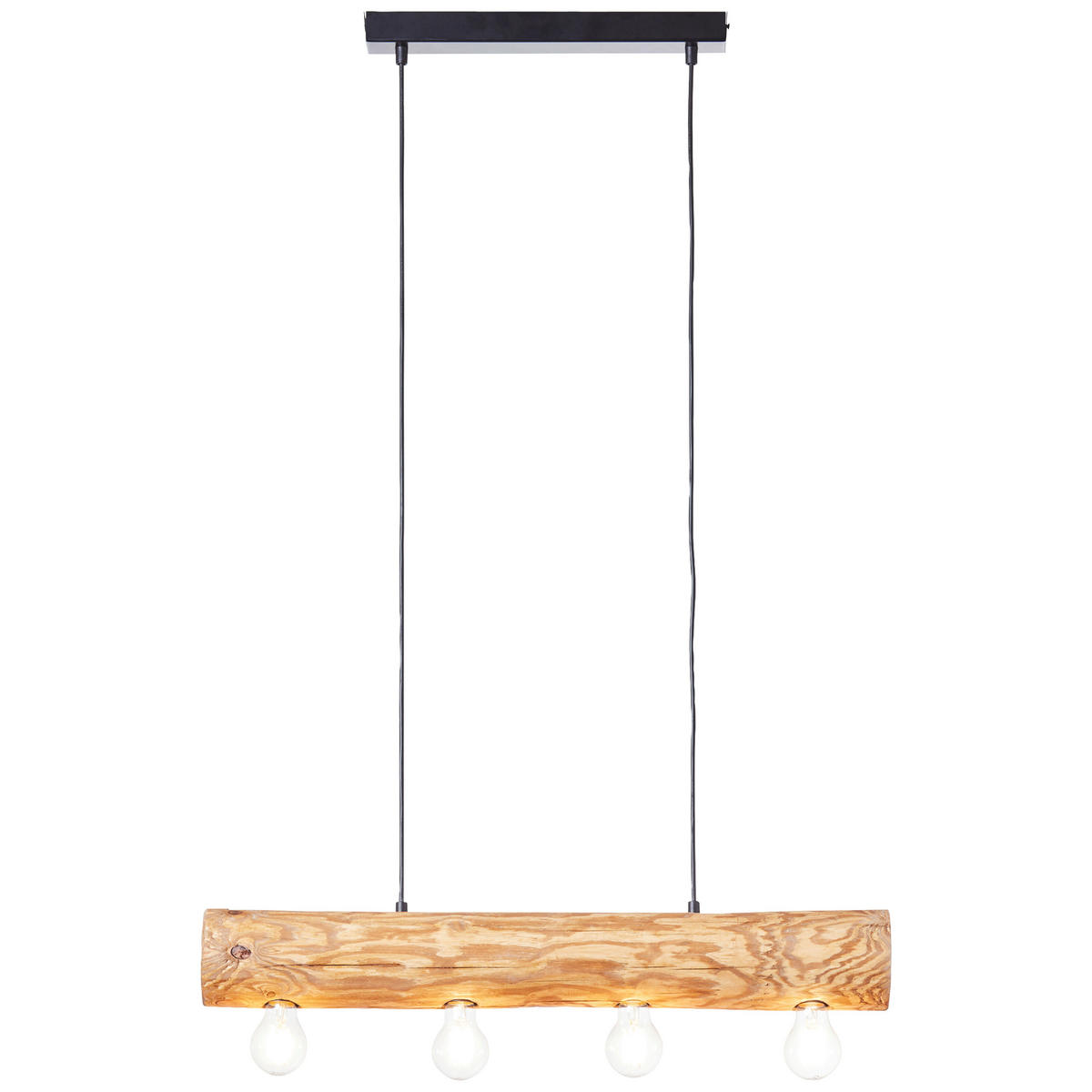 HÄNGELEUCHTE    - Kieferfarben, Natur, Holz/Metall (105/70/10cm) - Brilliant