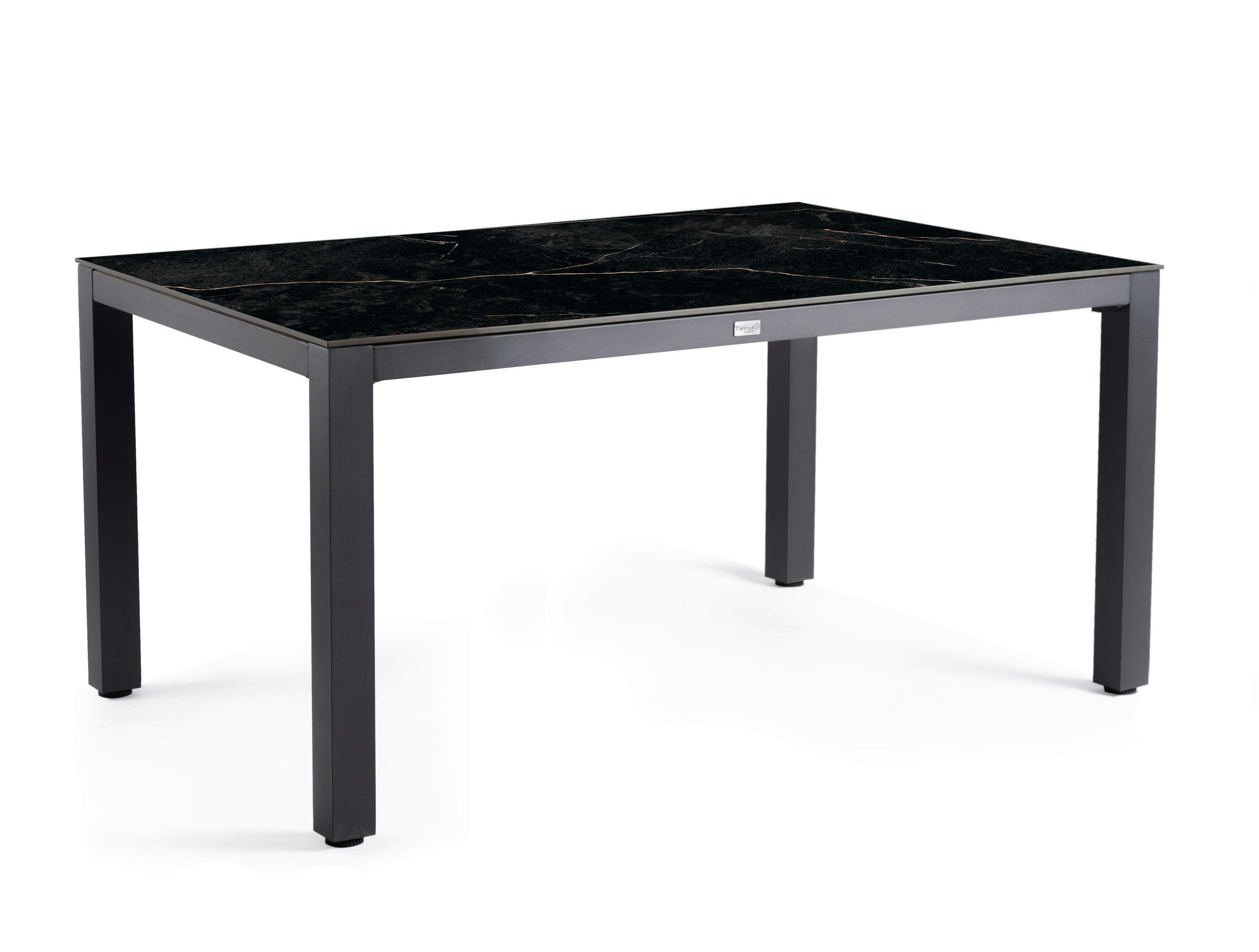 GARTENTISCH Metall Anthrazit rechteckig  - Anthrazit, Basics, Kunststoff/Metall (180/100/75cm) - Tierra Outdoor