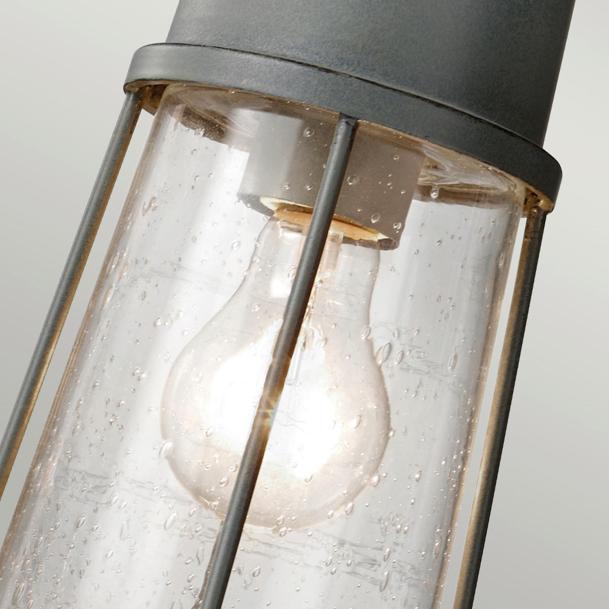 AUSSENHÄNGELEUCHTE - Dunkelgrau, Basics, Glas/Metall (14.6/59cm) - Elstead Lighting