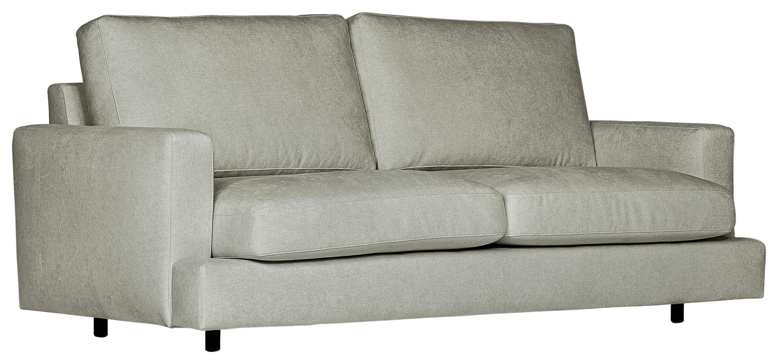 3-SITS SOFFA i grå  - svart/grå, Klassisk, trä/textil (208/87/105cm) - Best Price