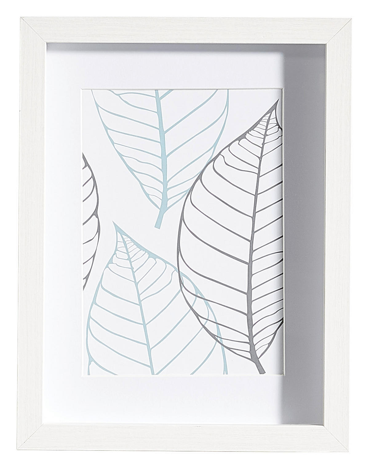 FOTORAHMEN - Weiß, Basics, Glas/Holz (20/26/3cm)