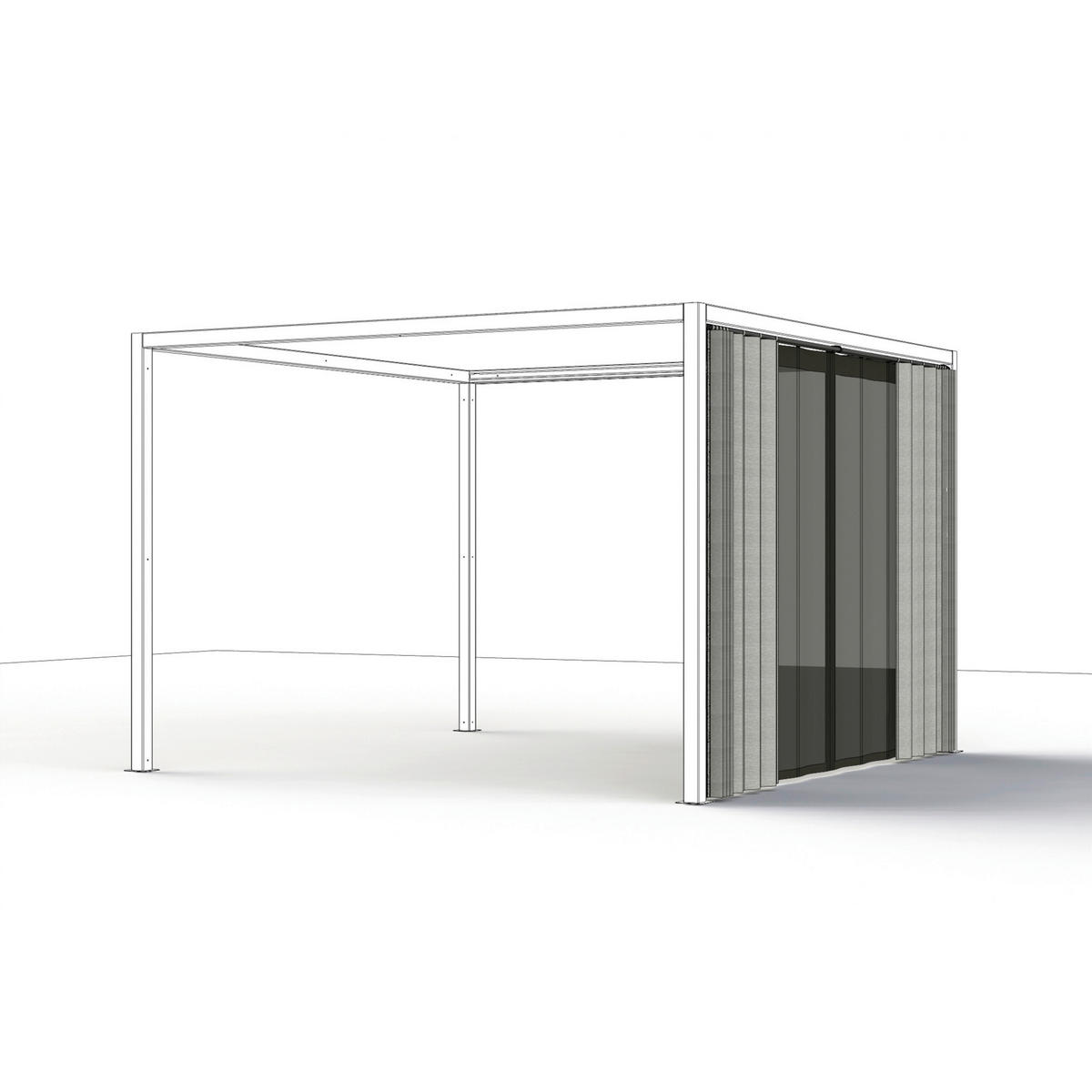 PAVILLON 315/217/315 cm   - Anthrazit, Basics, Metall (315/217/315cm) - Siena Garden