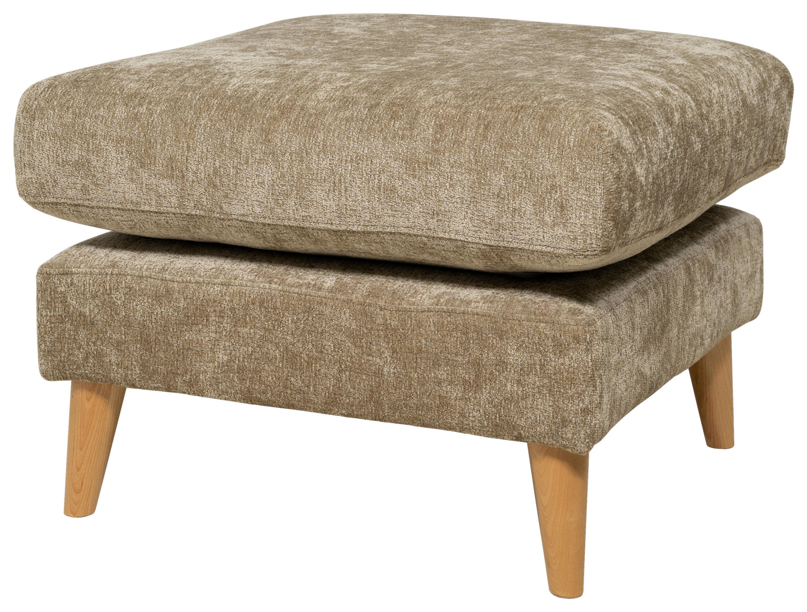 PALL i textil, metall, trä brun  - brun/ekfärgad, Klassisk, metall/trä (62/42/62cm) - Best Price