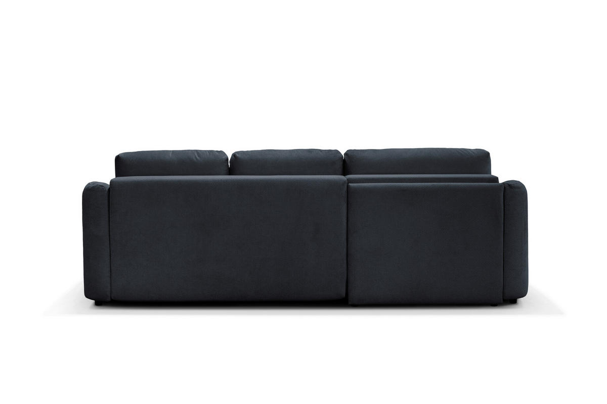 ECKSOFA PORTO Graphitfarben  - Schwarz/Graphitfarben, Design, Textil (154/270cm) - MID.YOU