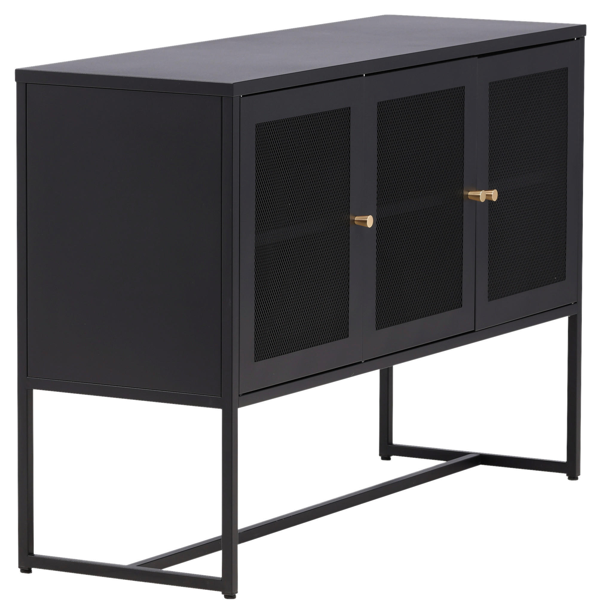 Thumbnail - Livetastic Sideboard, Schwarz, Metall, 120x80x40 cm, stehend, Schlafzimmer, Schlafzimmer Kommoden