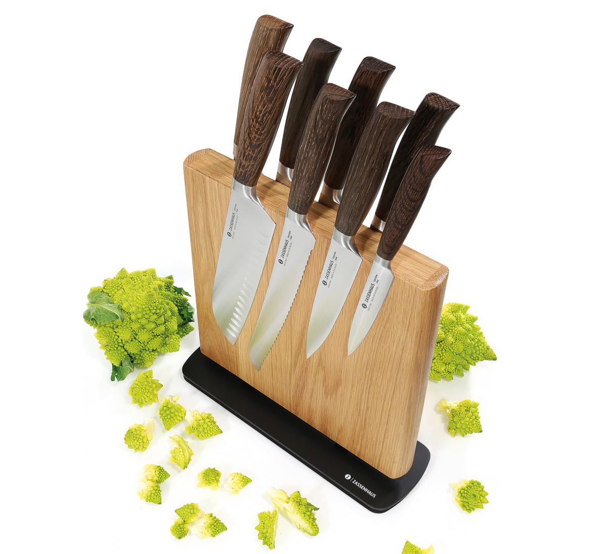 MESSERBLOCK  - Eichefarben, Basics, Holz (28/9/26,5cm) - Zassenhaus