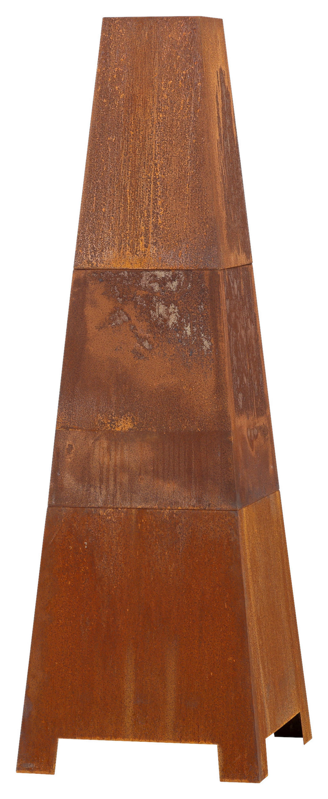FEUERSTELLE  - Dunkelorange, KONVENTIONELL, Metall (50/150/50cm) - Gardenson