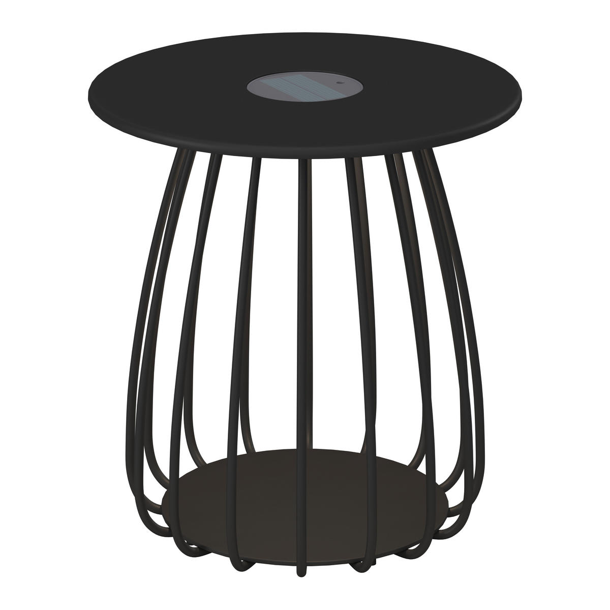 LOUNGETISCH 50/50/49 cm Metall  - Schwarz, Design, Metall (50/50/49cm) - Ambia Garden