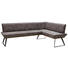 ECKBANK 243/163 cm in Grau, Schwarz, Eichefarben - Eichefarben/Schwarz, Design, Holz/Textil (243/163cm) - Voleo ECKBANK 243/163 cm in Grau, Schwarz, Eichefarben - Eichefarben/Schwarz, Design, Holz/Textil (243/163cm) - Voleo