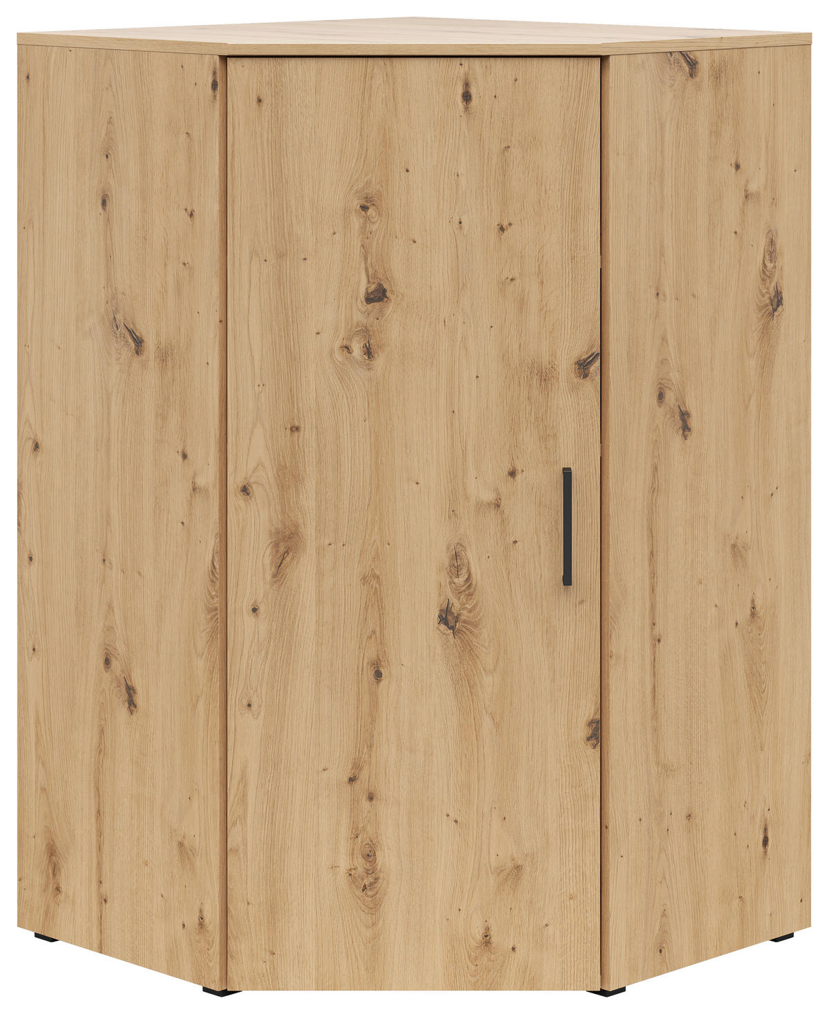 COMODĂ DE COLț 71,5/115/71,5 cm  - stejar Artisan/antracit, Modern, plastic/material pe bază de lemn (71,5/115/71,5cm)